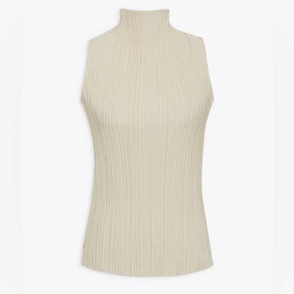 Anine Bing Rondi Top Buttercream Large $175 - Picture 5 of 6